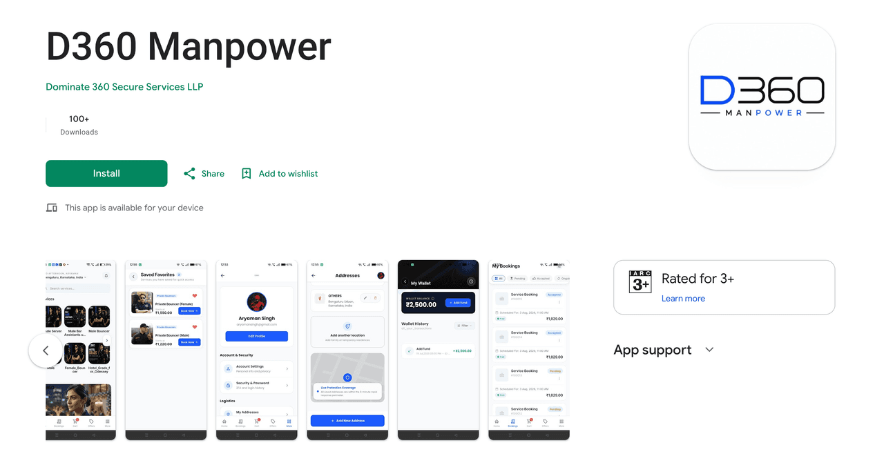 D360 Customer App preview